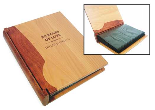 premium rosewood photo album