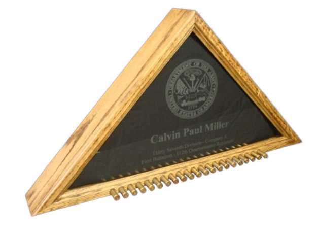 Basic Flag Display Case with Rifle Salute Feature